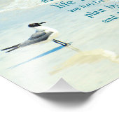 Im Beach Life ist ein anderes Zitat Fotodruck (Ecke)