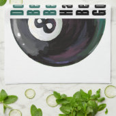 Im Beautiful Im Good 8 Ball Geschirrtuch (Gefaltet)