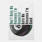 Im Beautiful Im Good 8 Ball Geschirrtuch (Vertikal)