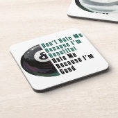 Im Beautiful Im Good 8 Ball Getränkeuntersetzer (Linke Seite)