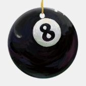 Im Beautiful Im Good 8 Ball Keramik Ornament (Hinten)