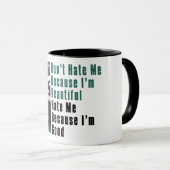 Im Beautiful Im Good 8 Ball Tasse (VorderseiteRechts)