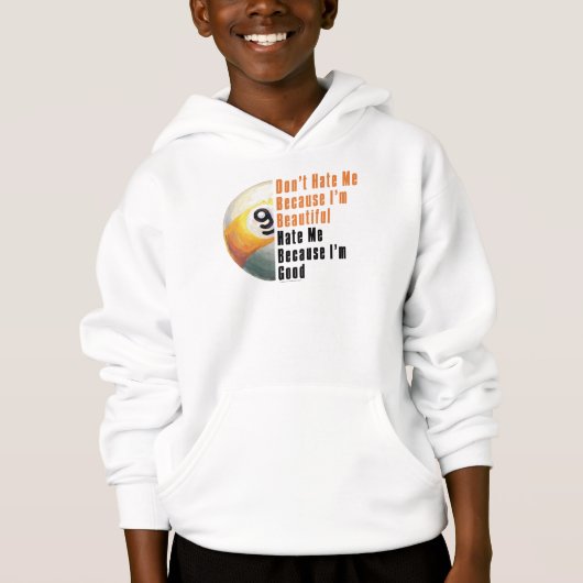 Im Beautiful Im Good 9 Ball Hoodie (Vorderseite)