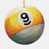 Im Beautiful Im Good 9 Ball Keramik Ornament (Hinten)