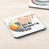 Im Beautiful Im Good 9 Ball Untersetzer (Linke Seite)