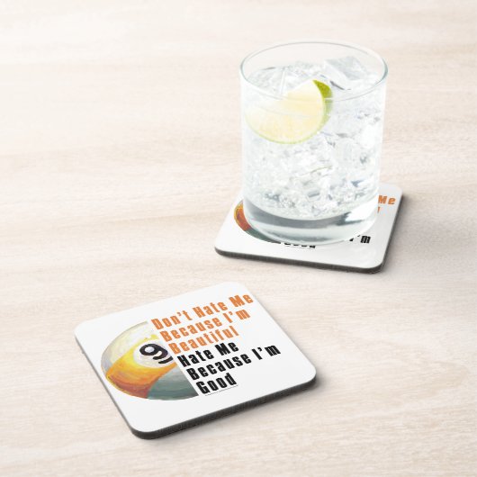 Im Beautiful Im Good 9 Ball Untersetzer (Rechte Seite)