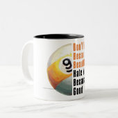 Im Beautiful Im Good 9 Ball Zweifarbige Tasse (Vorderseite Links)