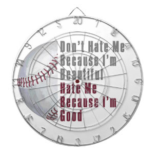 Im Beautiful Im Good Baseball Dartscheibe