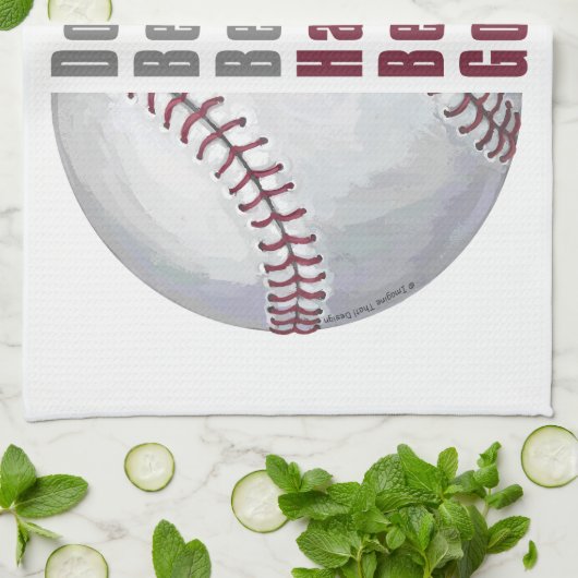 Im Beautiful Im Good Baseball Handtuch (Gefaltet)