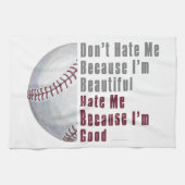 Im Beautiful Im Good Baseball Handtuch (Horizontal)