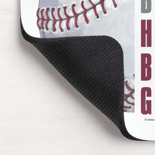 Im Beautiful Im Good Baseball Mousepad (Ecke)