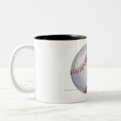 Im Beautiful Im Good Baseball Zweifarbige Tasse (Links)