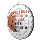 Im Beautiful Im Good Basketball Dartscheibe (Vorderseite rechts)