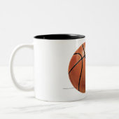 Im Beautiful Im Good Basketball Zweifarbige Tasse (Links)