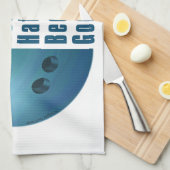 Im Beautiful Im Good Bowling Blue Küchentuch (Viertel Falte)