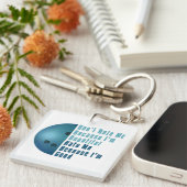 Im Beautiful Im Good Bowling Blue Schlüsselanhänger (Vorderseite rechts)