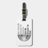 Im Beautiful Im Good Bowling Gray Gepäckanhänger (Vorderseite vertikal)