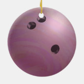 Im Beautiful Im Good Bowling Pink Keramikornament (Hinten)