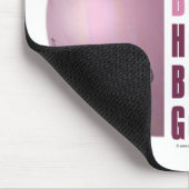 Im Beautiful Im Good Bowling Pink Mousepad (Ecke)