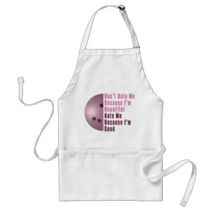 Im Beautiful Im Good Bowling Pink Schürze