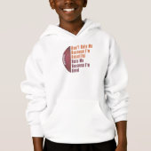 Im Beautiful Im Good Football Hoodie (Vorderseite)