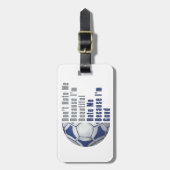 Im Beautiful Im Good Futbal Gepäckanhänger (Vorderseite vertikal)