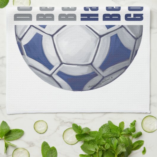 Im Beautiful Im Good Futbal Handtuch (Gefaltet)