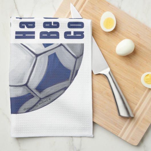 Im Beautiful Im Good Futbal Handtuch (Viertel Falte)