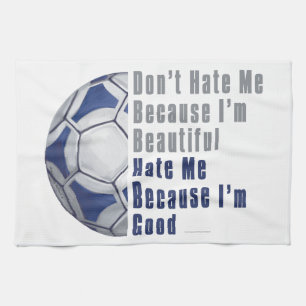 Im Beautiful Im Good Futbal Handtuch