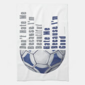Im Beautiful Im Good Futbal Handtuch (Vertikal)