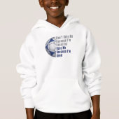 Im Beautiful Im Good Futbal Hoodie (Vorderseite)
