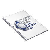 Im Beautiful Im Good Futbal Notizblock (Rechte Seite)