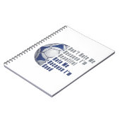 Im Beautiful Im Good Futbal Notizblock (Linke Seite)