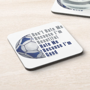 Im Beautiful Im Good Futbal Untersetzer