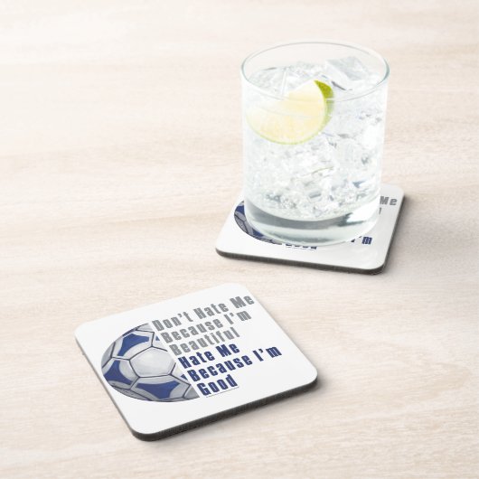 Im Beautiful Im Good Futbal Untersetzer (Rechte Seite)