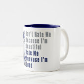 Im Beautiful Im Good Futbal Zweifarbige Tasse (VorderseiteRechts)