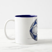 Im Beautiful Im Good Futbal Zweifarbige Tasse (Links)