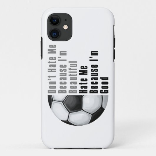 Im Beautiful Im Good Soccer Ball Case-Mate iPhone Hülle (Rückseite)