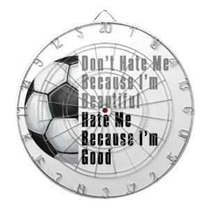 Im Beautiful Im Good Soccer Ball Dartscheibe