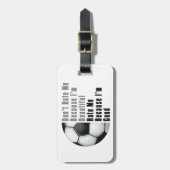 Im Beautiful Im Good Soccer Ball Gepäckanhänger (Vorderseite vertikal)