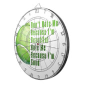 Im Beautiful Im Good Tennis Ball Dartscheibe (Vorderseite rechts)