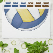 Im Beautiful Im Good Volleyball Handtuch (Gefaltet)