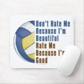 Im Beautiful Im Good Volleyball Mousepad (Mit Mouse)