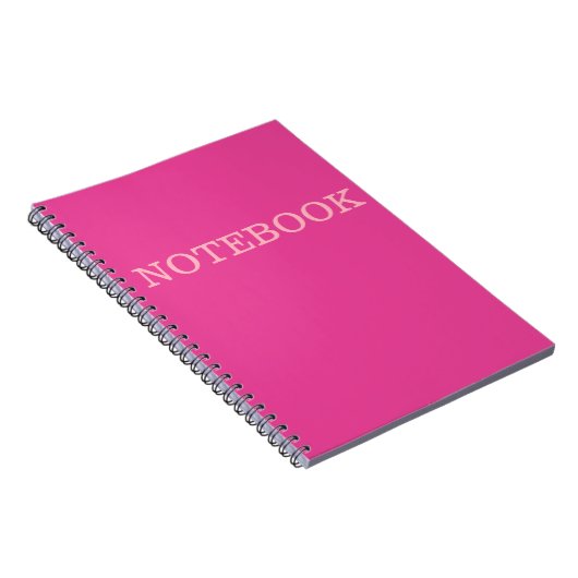 "I'm Beautiful Pink" Notebook Notizblock (Rechte Seite)