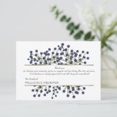 Im Beileid danke Ihnen, dass Sie Ihre Karte (Stehend Vorderseite)