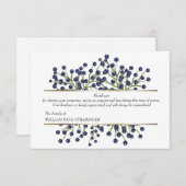 Im Beileid danke Ihnen, dass Sie Ihre Karte (Vorne/Hinten)