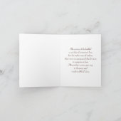 Im Beileid Karte (Innenseite)