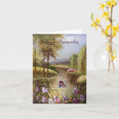 Im Beileid Karte (Gelbe Blume)