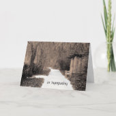 Im Beileid Karte (Vorderseite)