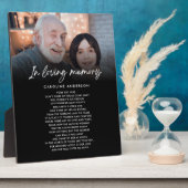 Im benutzerdefinierten Foto für Memorial Fotoplatte (Seite)